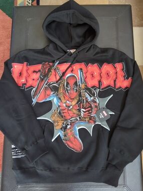 (New) Civil Regime x Marvel Deadpool Hoodie With Official NFC XL